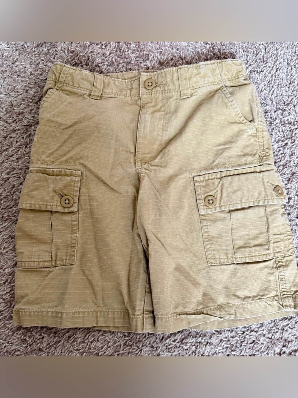 Polo Ralph Lauren Boys Cargo Shorts Size 7 | Khaki Tan Casual Classic RL